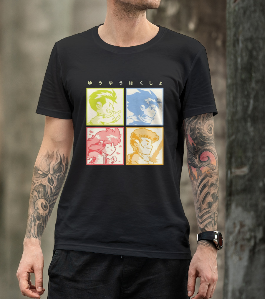 YuYu Hakusho Anime Characters Japanese Manga Series T-Shirt