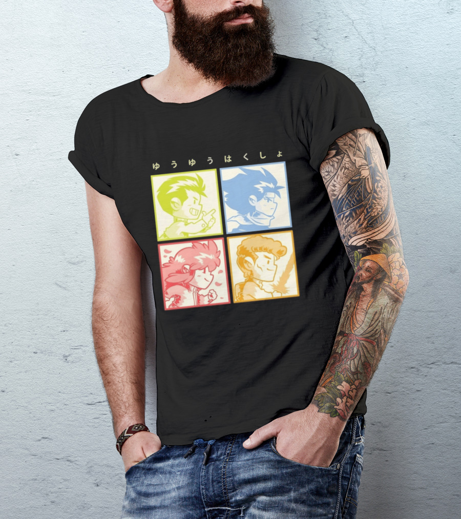 YuYu Hakusho Anime Characters Japanese Manga Series T-Shirt