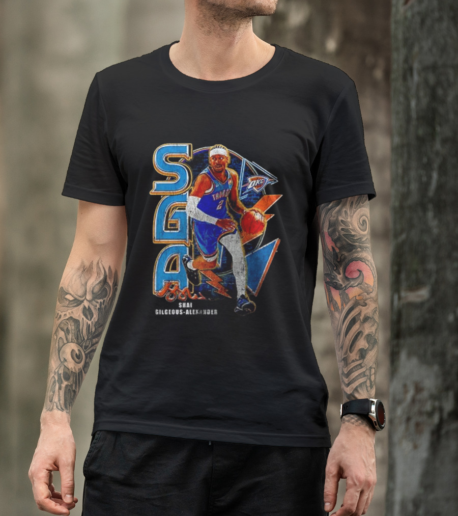 Oklahoma City Thunder Shai Gilgeous Alexander SGA MVP OKC T-Shirt