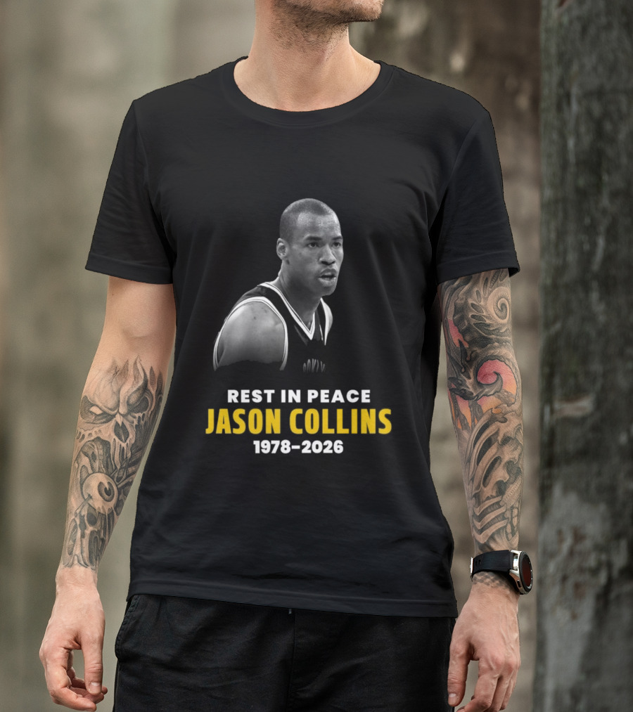 Rest In Peace Jason Collins 1978 2026 Memorial Basketball T-Shirt