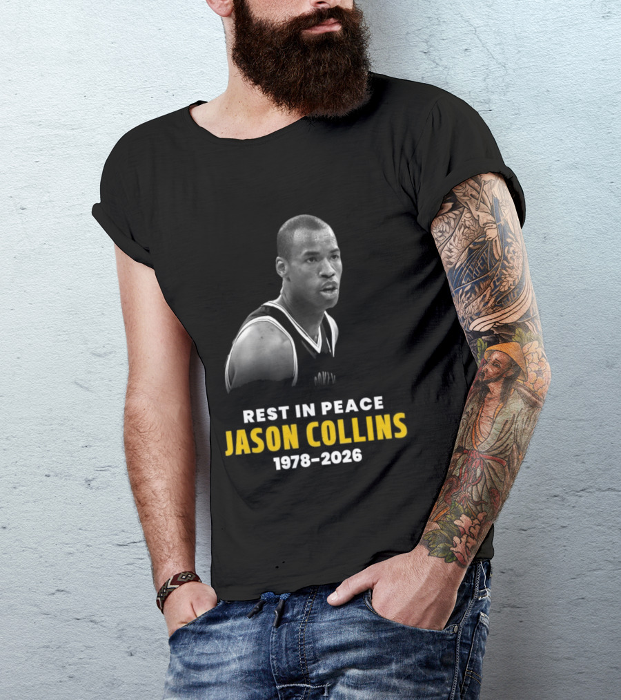 Rest In Peace Jason Collins 1978 2026 Memorial Basketball T-Shirt