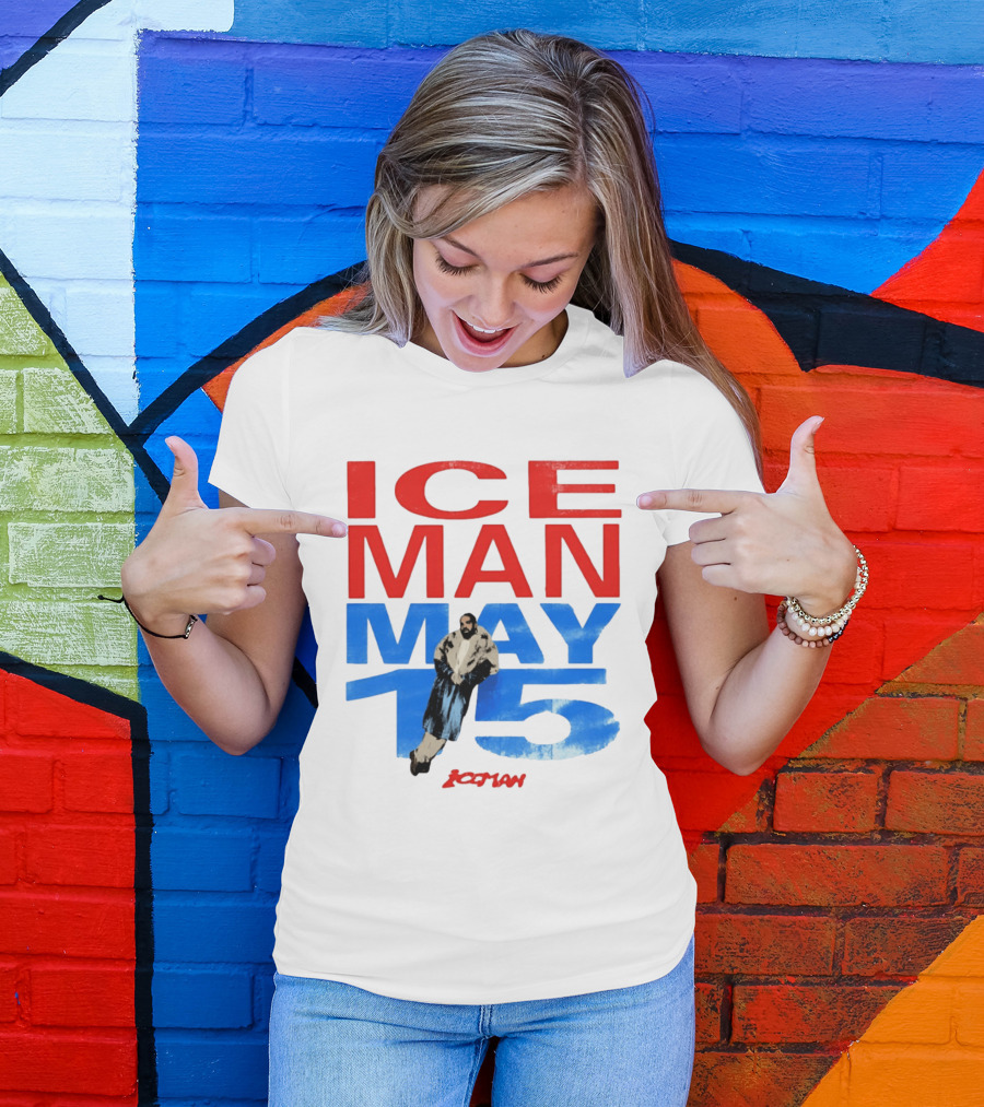 Drake Iceman May 15 Blue Red Styling 2026 Album Cover T-Shirt