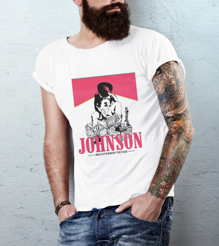 San Antonio Spurs 26 Johnson 2023 Sixth Man Of The Year T-Shirt