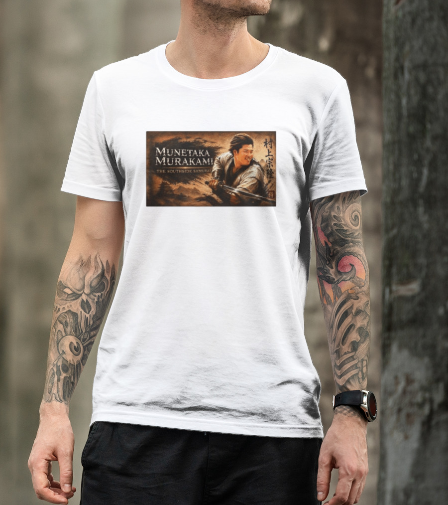 Munetaka Murakami The Southside Samurai Kanji T-Shirt