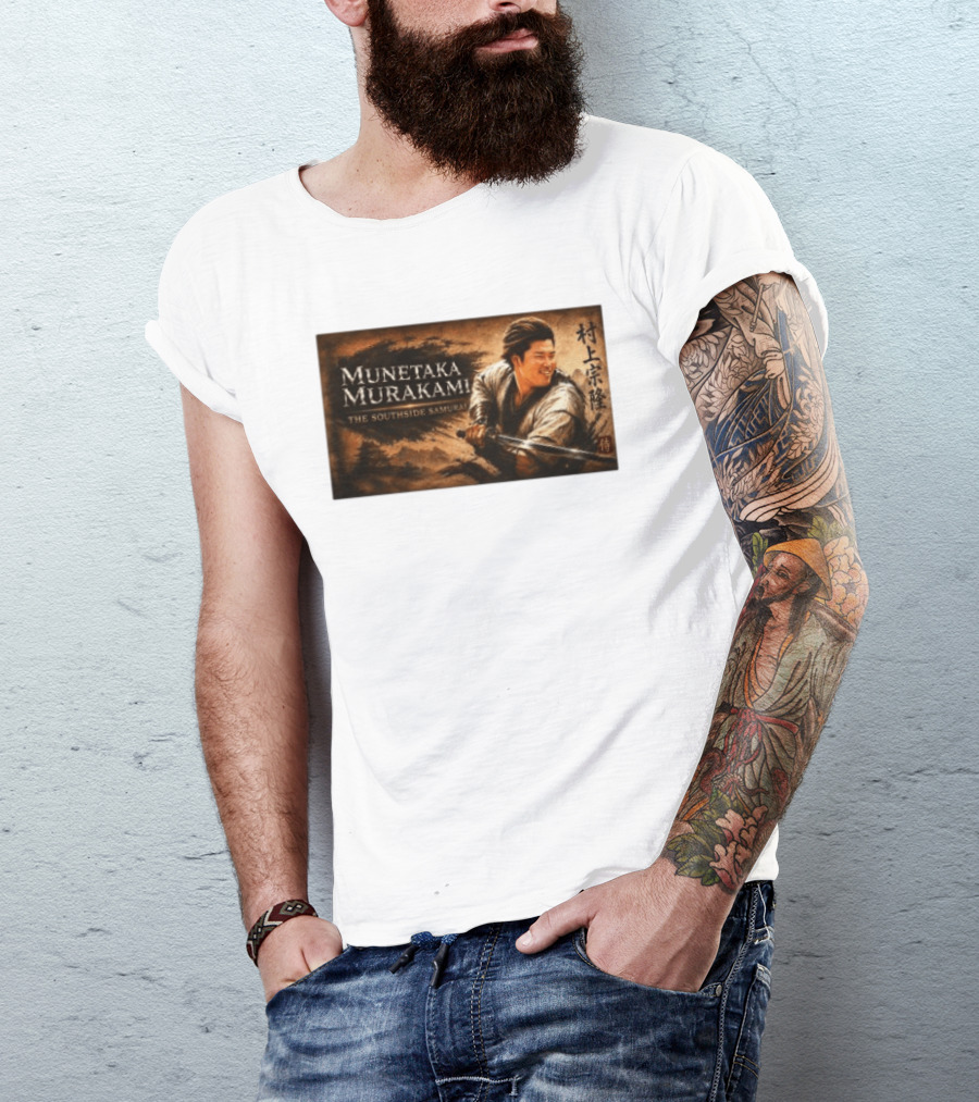 Munetaka Murakami The Southside Samurai Kanji T-Shirt