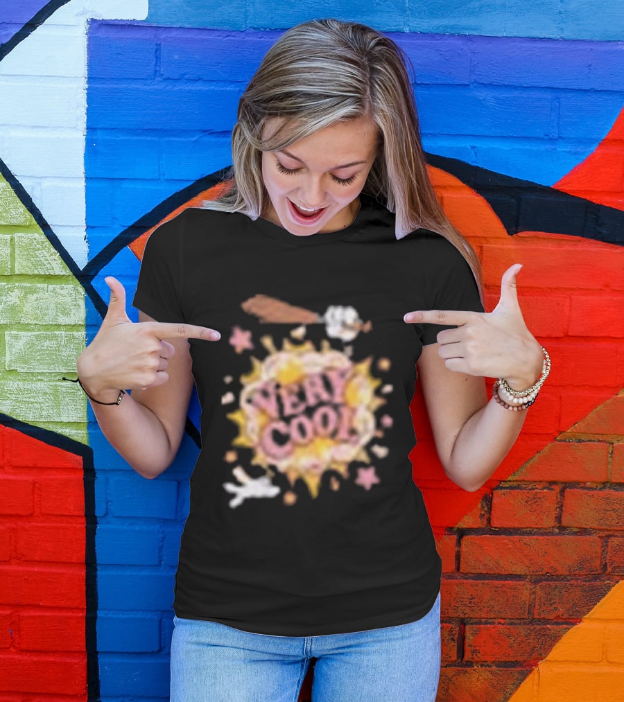 Very Cool Pizza Explosion With Cheesy Popcorn Topping T-Shirt