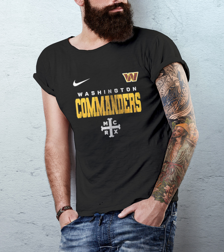Washington Commanders My Chemical Romance NCRX Black Parade Collaboration T-Shirt