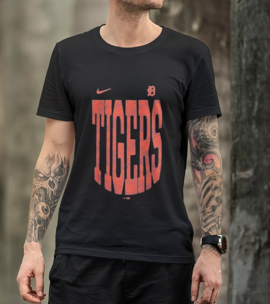 Detroit Tigers Nike Camo Velocity Victor T-Shirt