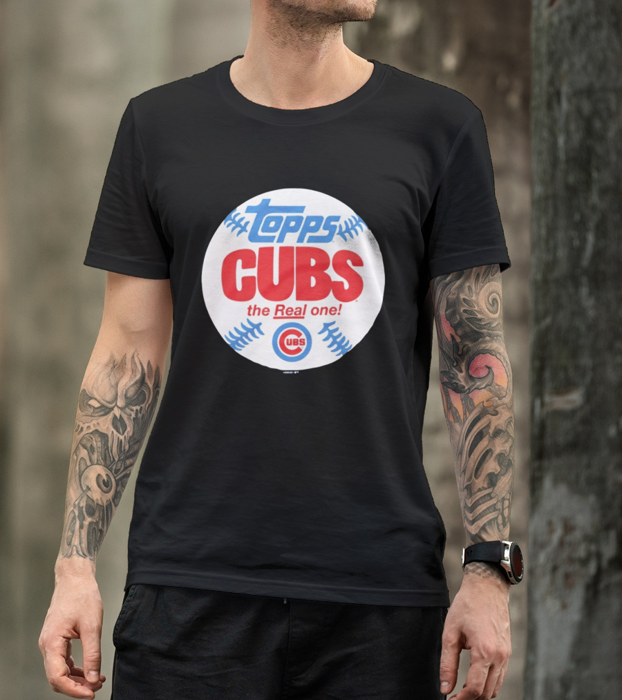 Topps Cubs The Real One Chicago Baseball T-Shirt