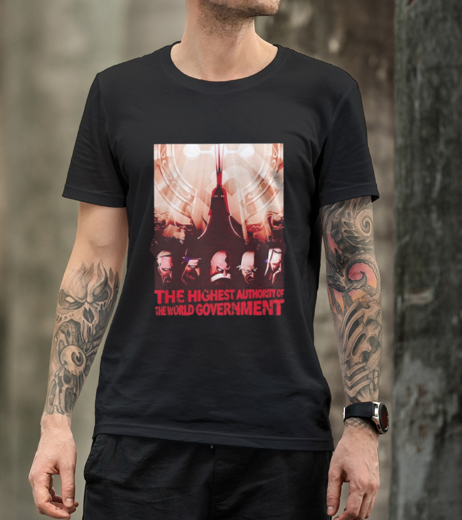 The Highest Authority Of The World Government Five Elders Scene T-Shirt