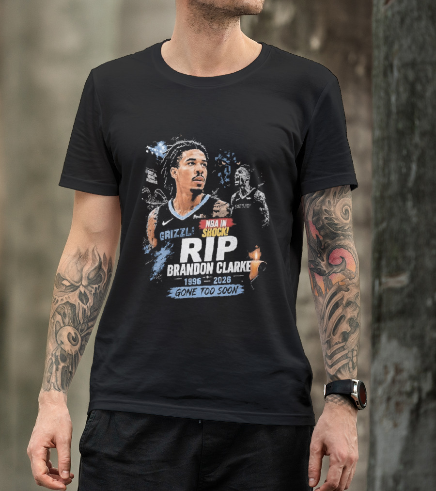 Original NBA In Memory Rest In Peace Brandon Clarke 1996 2026 T-Shirt
