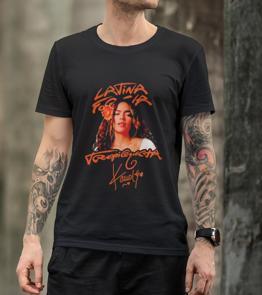 Latina Por El Mundo Tropiquesa Karol G T-Shirt