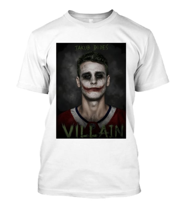Jakub Dobes Villain Joker Montreal Canadiens Hockey T-Shirt