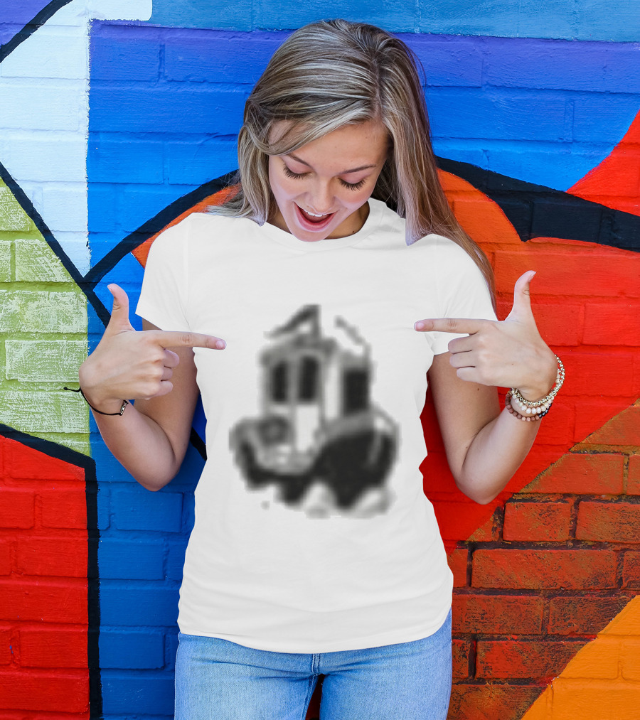 Dudes Factory Anchor Vintage Cartoon Style Nautical T-Shirt