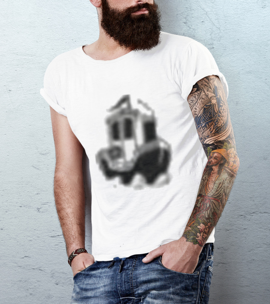 Dudes Factory Anchor Vintage Cartoon Style Nautical T-Shirt