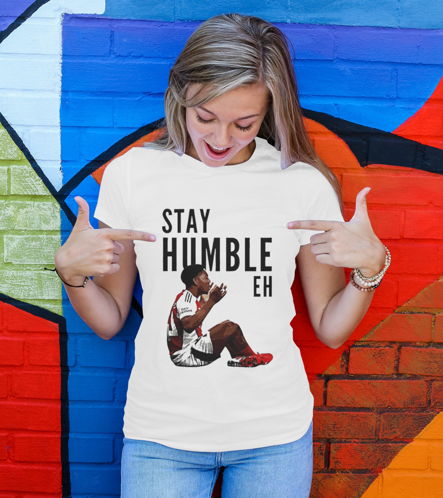 Myles Lewis Skelly Stay Humble Eh Arsenal Football Meme T-Shirt