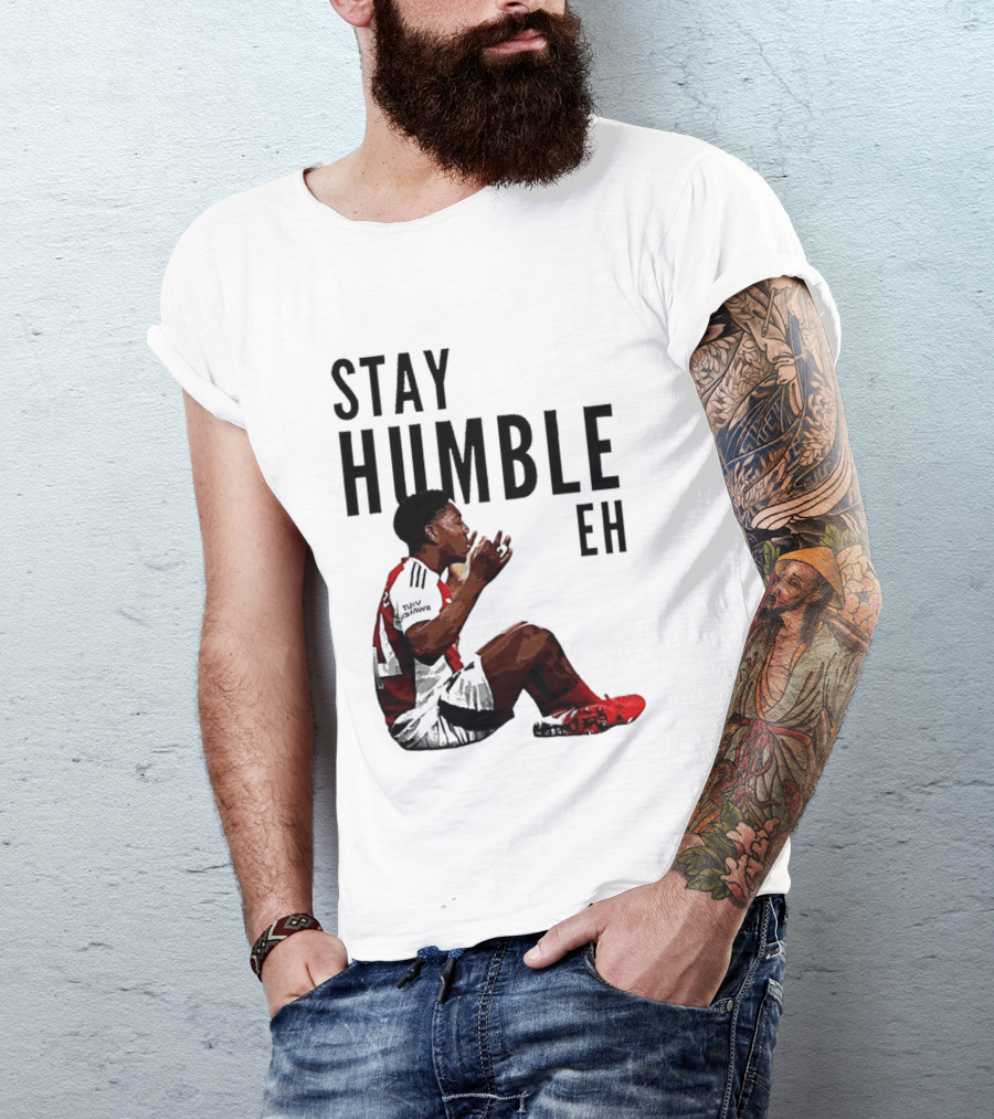 Myles Lewis Skelly Stay Humble Eh Arsenal Football Meme T-Shirt