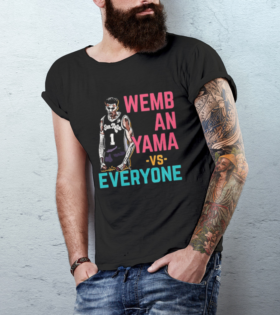 Victor Wembanyama Vs Everyone San Antonio Spurs NBA 2026 T-Shirt