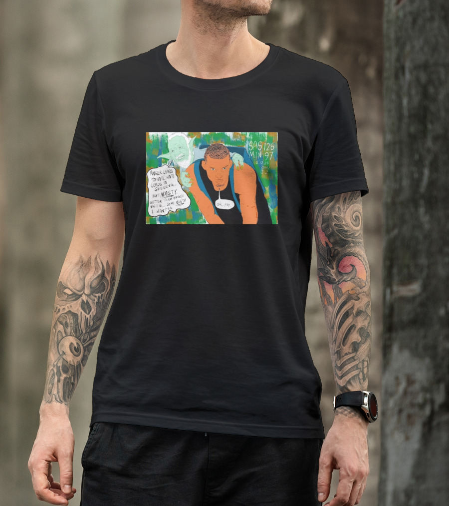 SAS 126 MIN 97 Baby Yoda Pop Anger Leads To Hate Nasty Alien Wemby Ok Pop T-Shirt