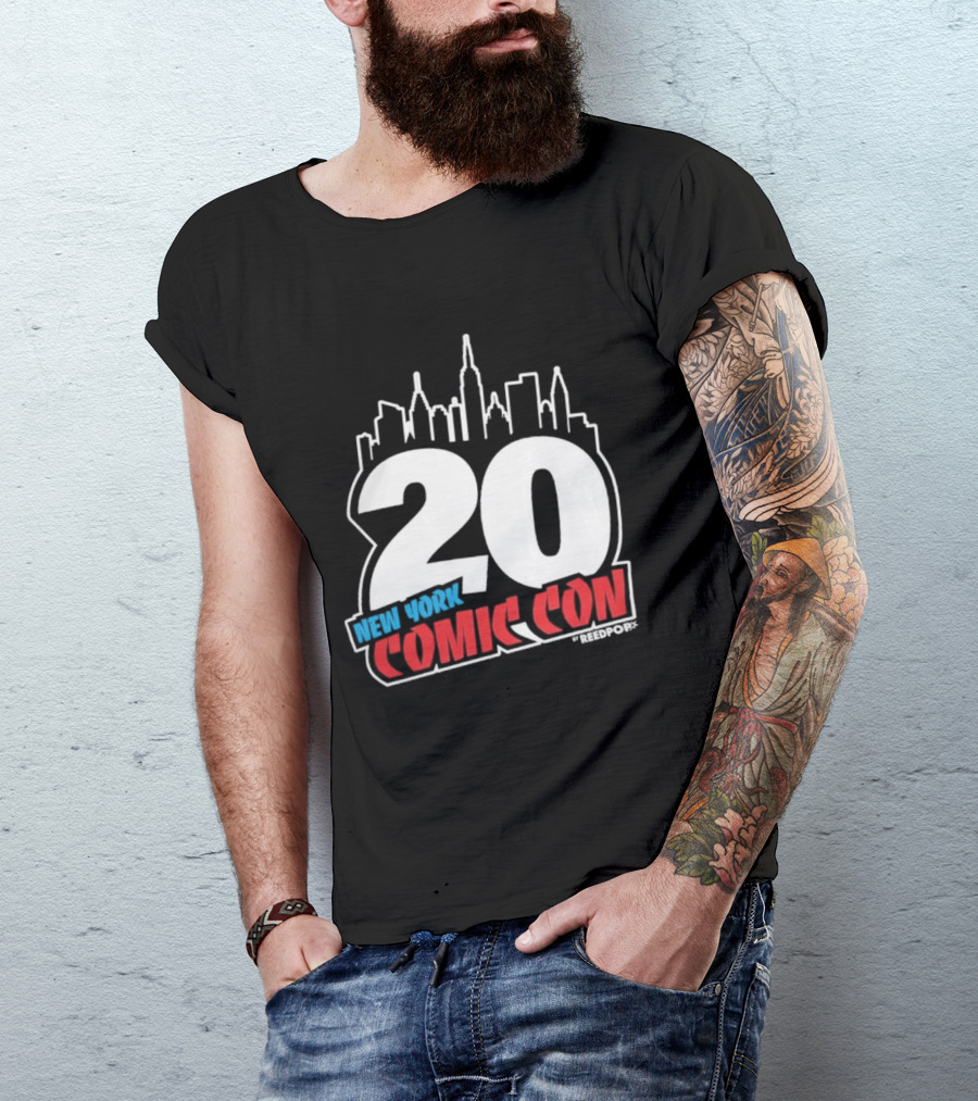 New York Comic Con 20th Anniversary 2026 Skyline Celebration NYCC T-Shirt