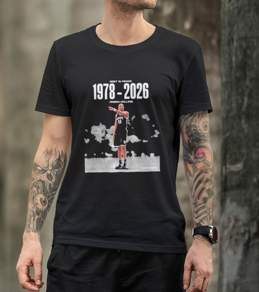 Rip In Power 1978 2026 Jason Collins Basketball Tribute Clutchpoints T-Shirt