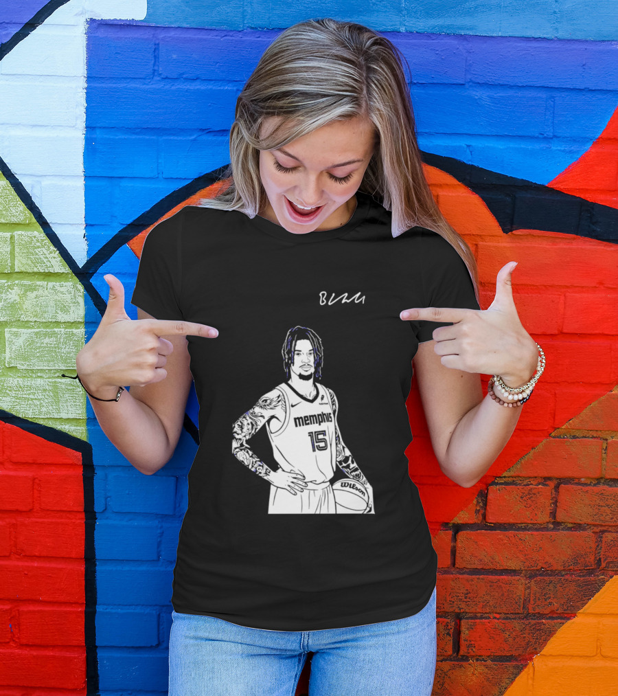 RIP Memphis Grizzlies Brandon Clarke Number 15 Basketball Star T-Shirt