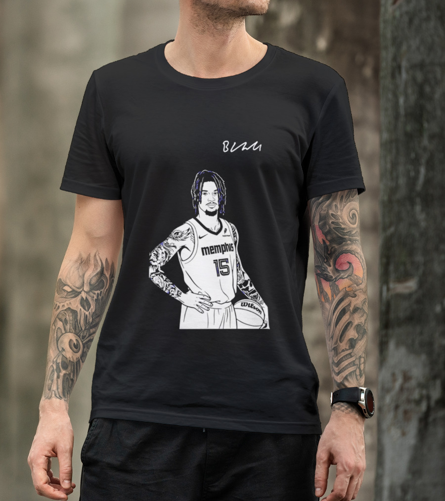 RIP Memphis Grizzlies Brandon Clarke Number 15 Basketball Star T-Shirt