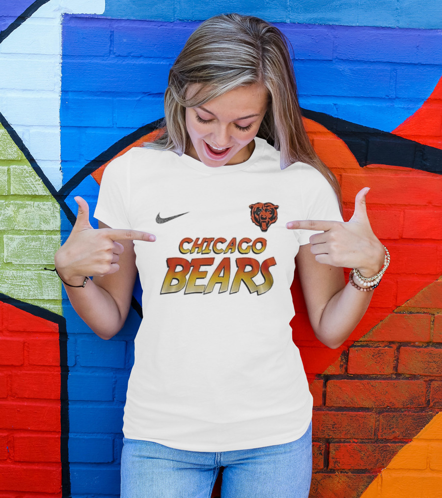 Nike Chicago Bears Indiana Jones Style Collaboration T-Shirt