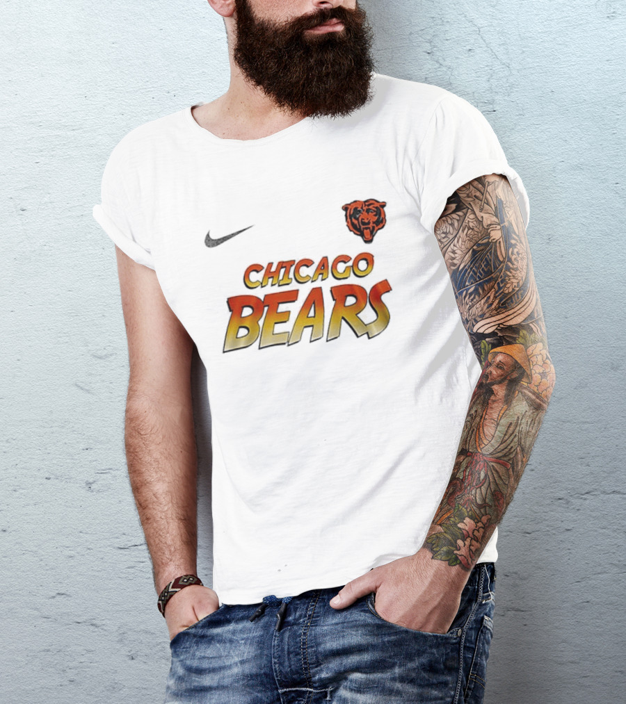 Nike Chicago Bears Indiana Jones Style Collaboration T-Shirt