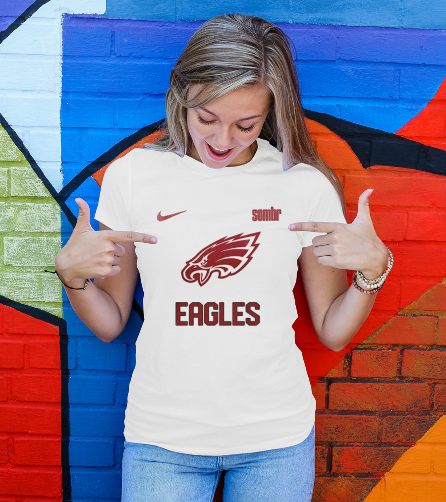 Philadelphia Eagles Sombr Nike Collaboration Late Nights Young Romance Tour T-Shirt