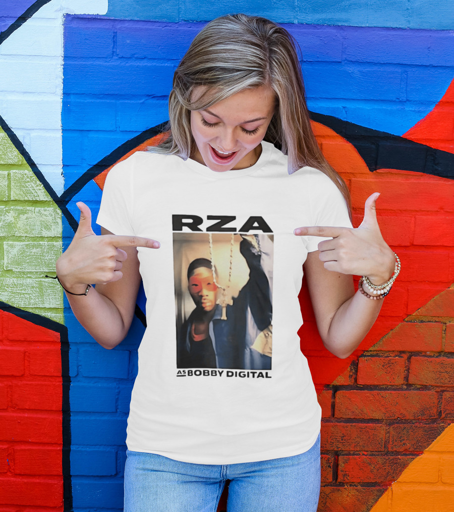 RZA Bobby Digital Mask And Chain T-Shirt