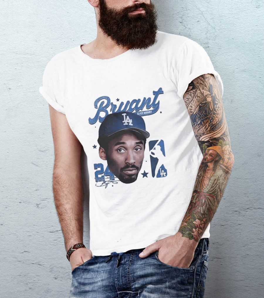 Bryant 24 Black Mamba Los Angeles Dodgers LA 8 T-Shirt