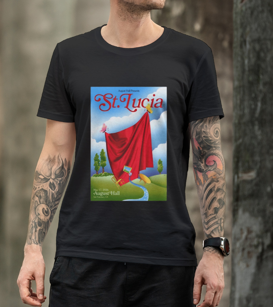 August Hall Presents St. Lucia May 17 2026 San Francisco CA T-Shirt
