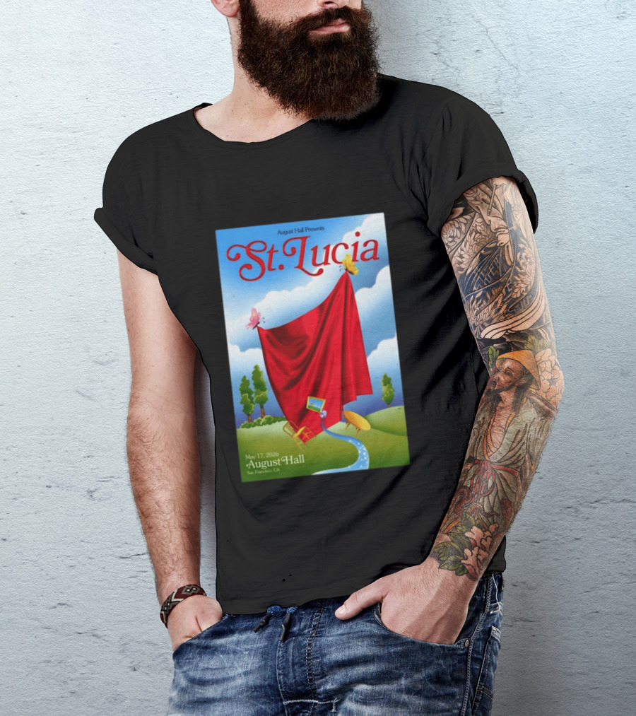 August Hall Presents St. Lucia May 17 2026 San Francisco CA T-Shirt
