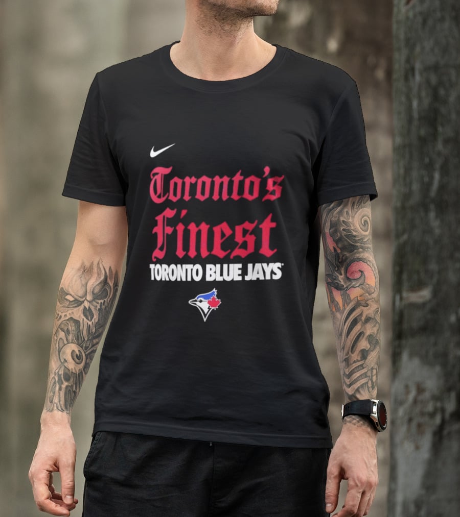 Nike Toronto's Finest Toronto Blue Jays City Connect Handwriting T-Shirt