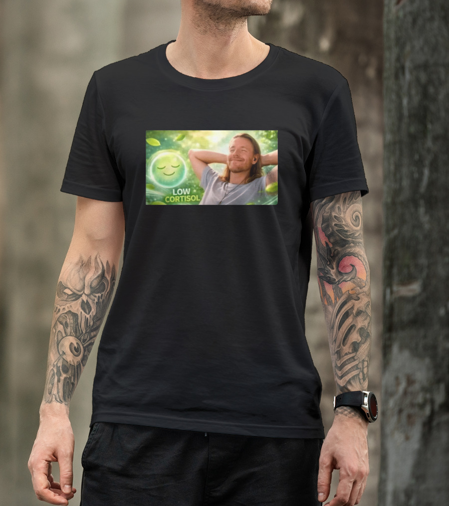Low Cortisol Goatis 2026 Stress Free Relaxation T-Shirt