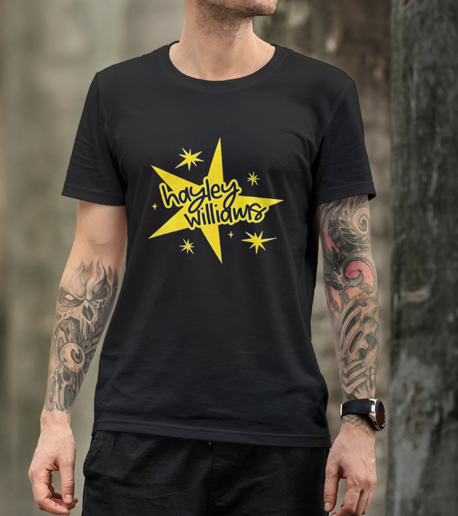 Hayley Williams Golden Starburst Bachelorette Party Star T-Shirt
