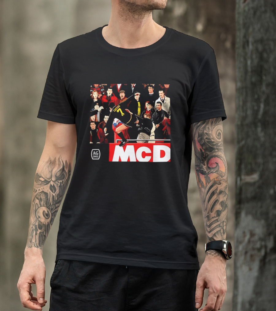 Oh Ah Kung Fu Cantona Kick Crowd Scene MCD T-Shirt