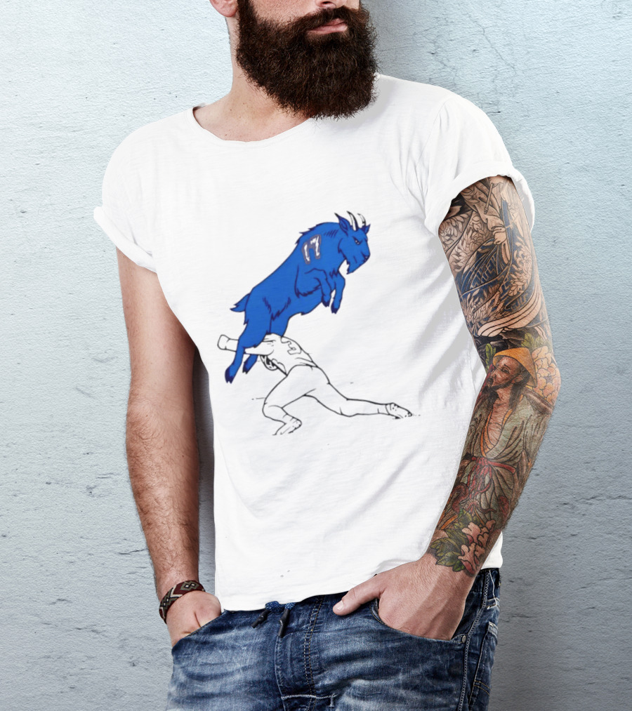 Buffalo Bills Jumping Goat Football T-Shirt