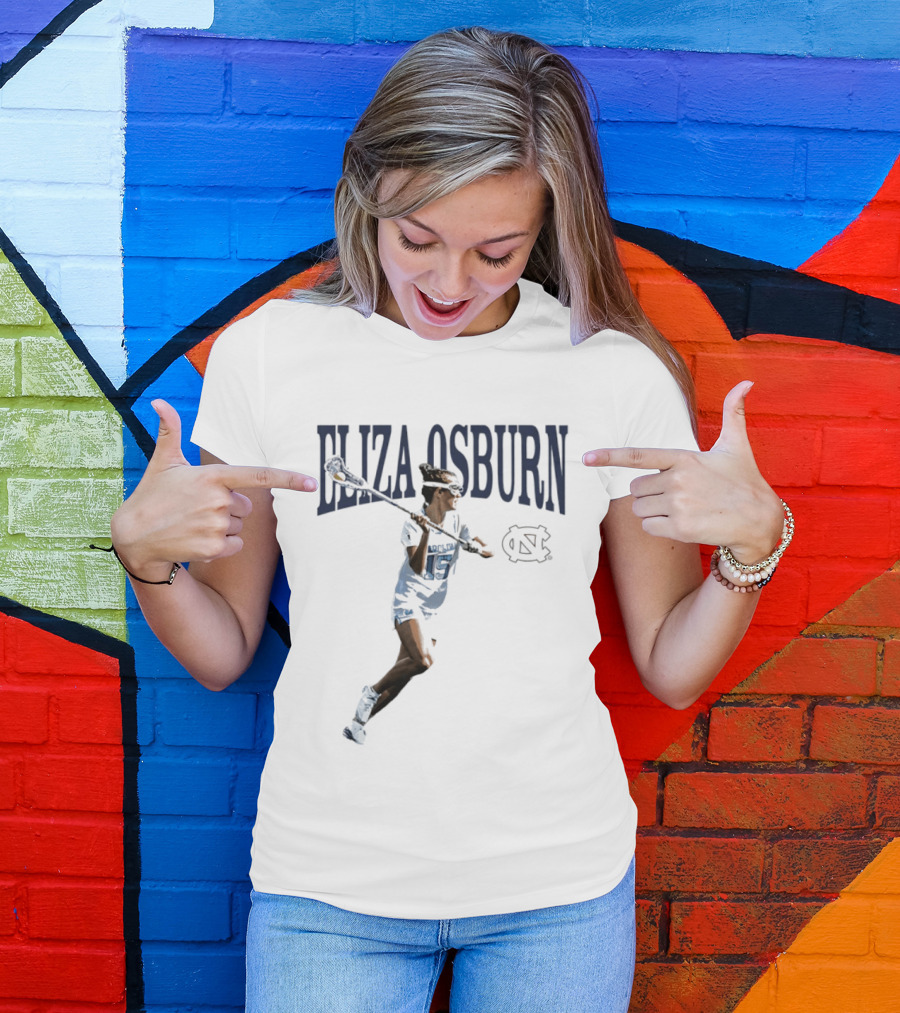 Eliza Osburn North Carolina Lacrosse Tar Heels T-Shirt