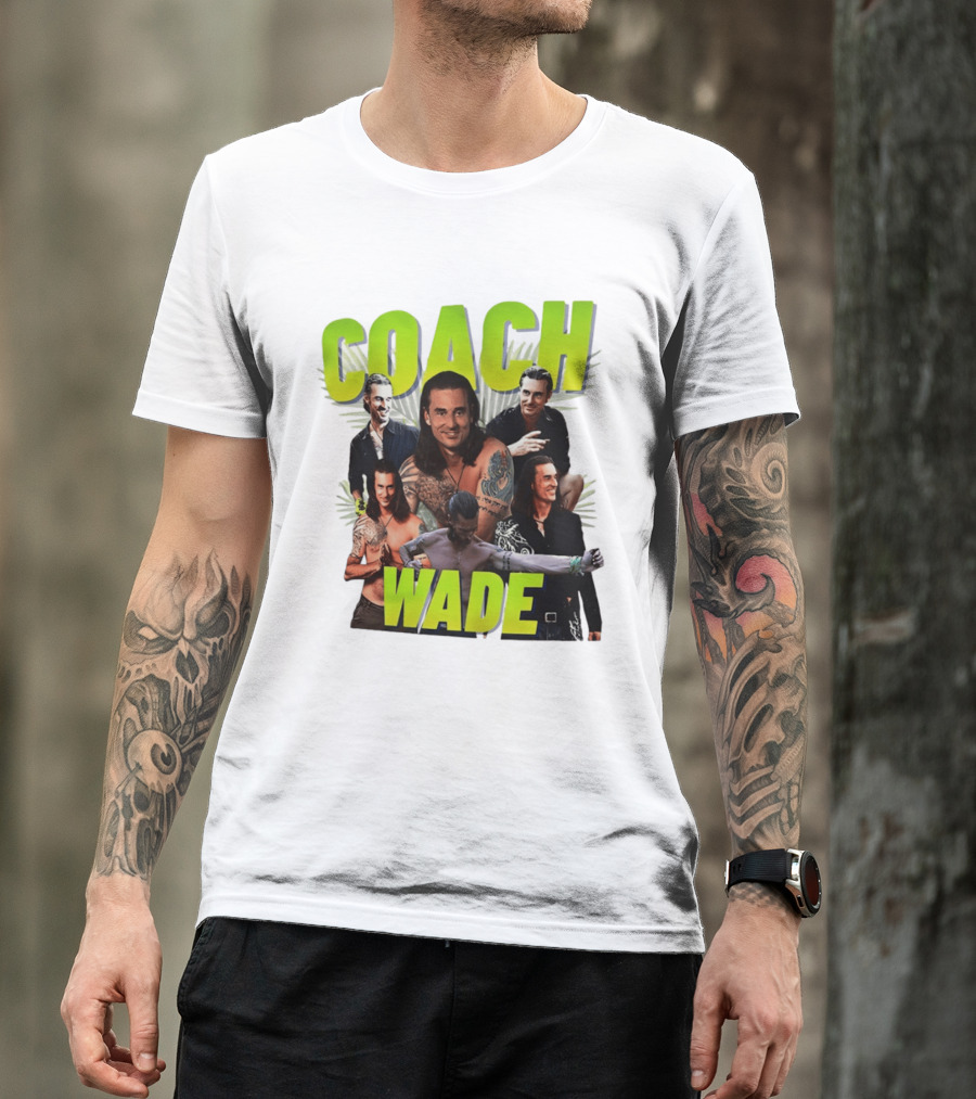 Coach Wade Survivor Tattooed Icon Collage T-Shirt