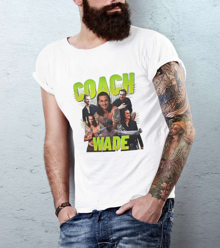 Coach Wade Survivor Tattooed Icon Collage T-Shirt