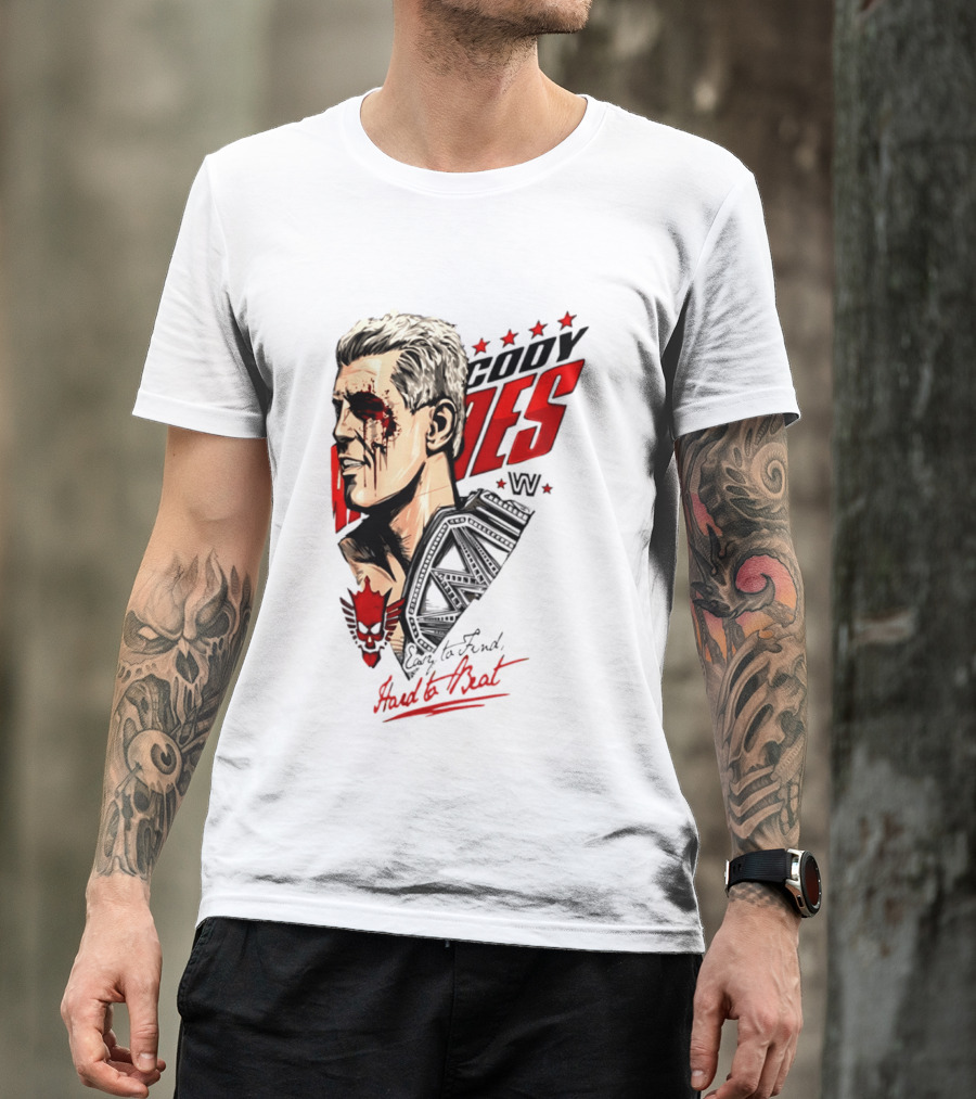 Cody Rhodes WWE Easy To Find Hard To Beat T-Shirt
