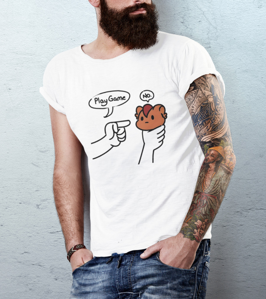Jyggy Play Game No Gesture Meme Humor T-Shirt