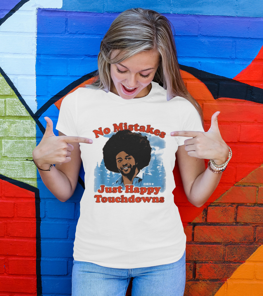 Rome Odunze No Mistakes Just Happy Little Touchdowns NFLPA T-Shirt