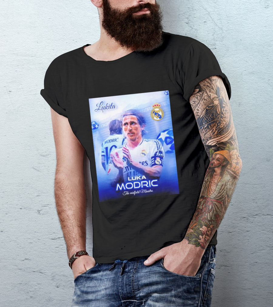 Real Madrid Luka Modric Midfield Maestro Lukita T-Shirt
