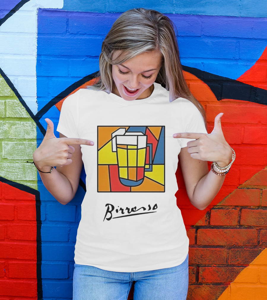 Birresso Beer Abstract Colorful Geometry T-Shirt