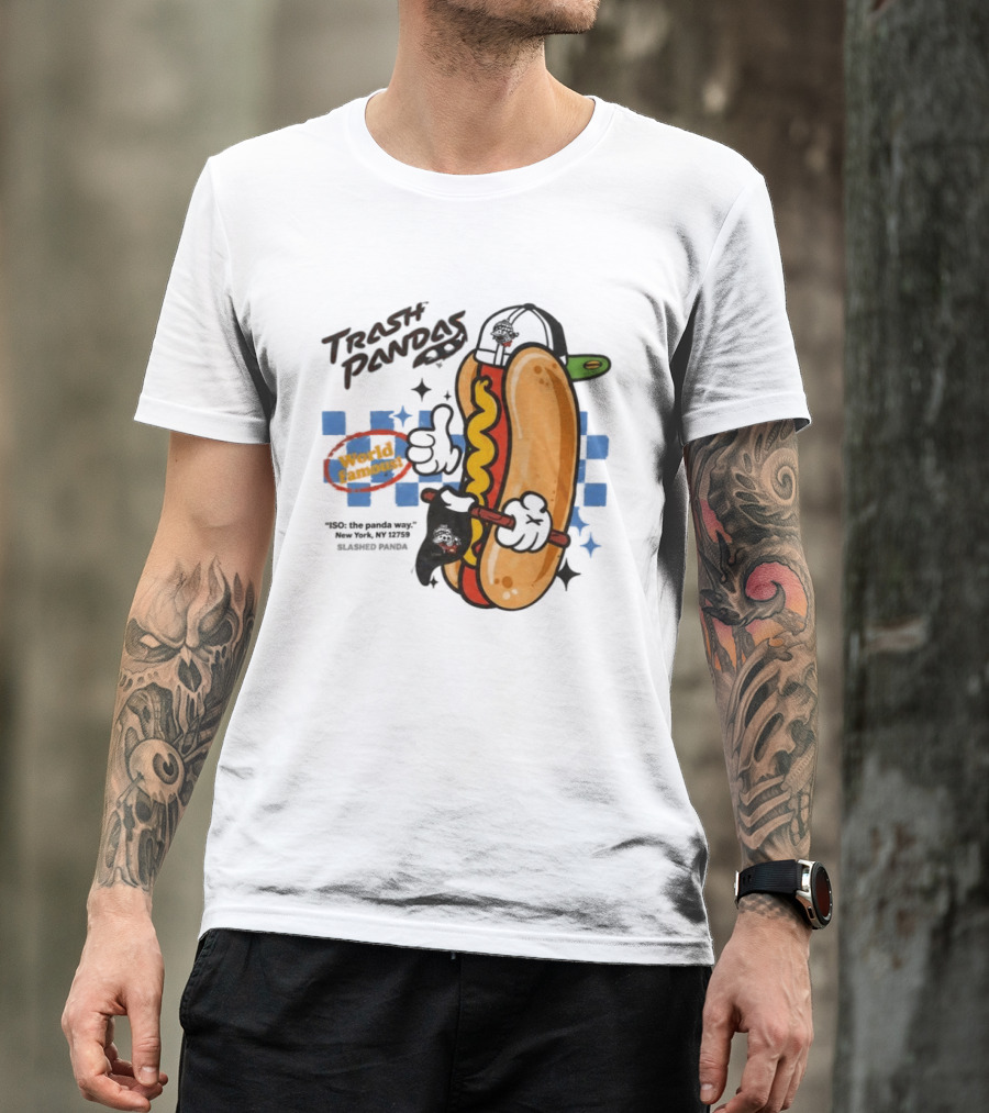 Trash Pandas World Famoust Hot Dog Thumbs Up T-Shirt