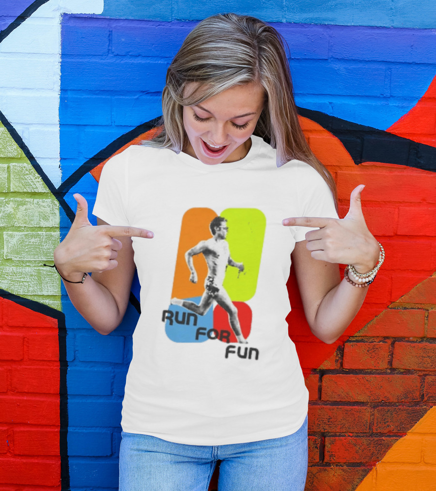 Run For Fun Harry Styles Colorful Running T-Shirt