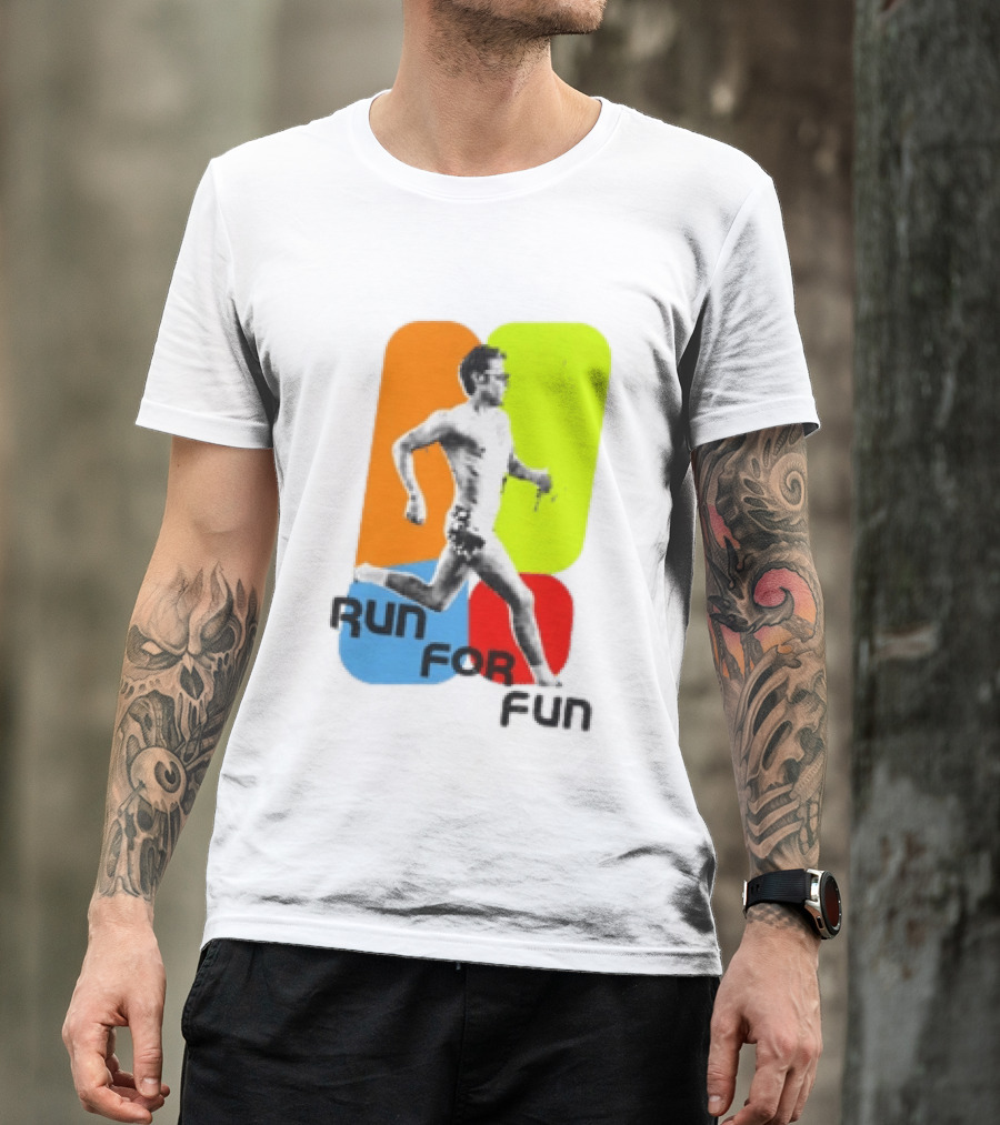 Run For Fun Harry Styles Colorful Running T-Shirt